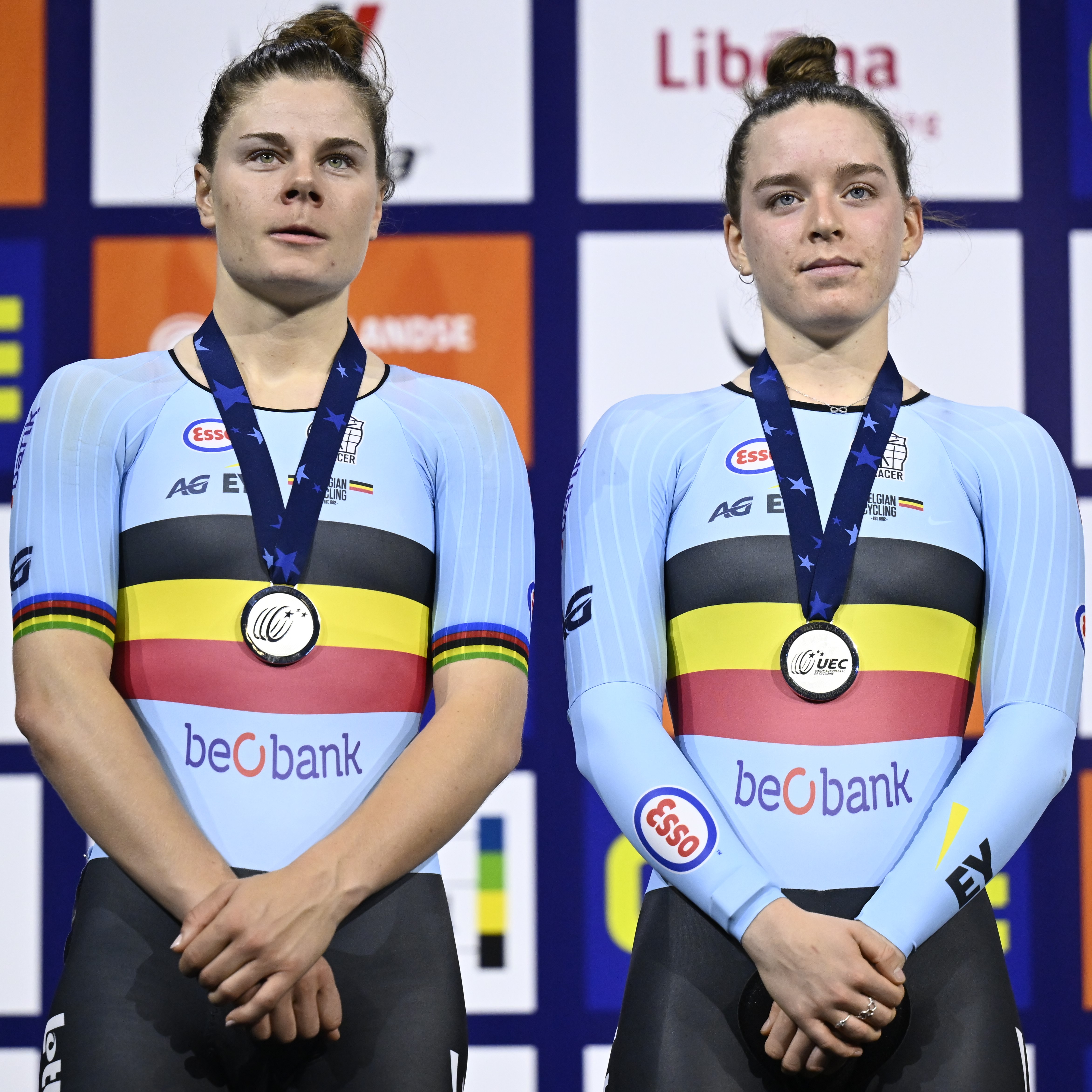 La médaille d'argent pour Katrijn De Clercq (Madison) aux Championnats d'Europe de cyclisme sur piste 